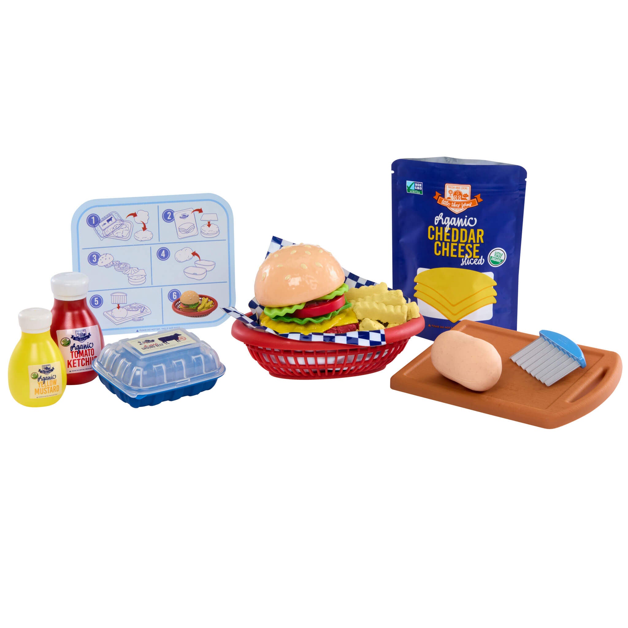 Creative Chefs Cheeseburger and Fries Kit