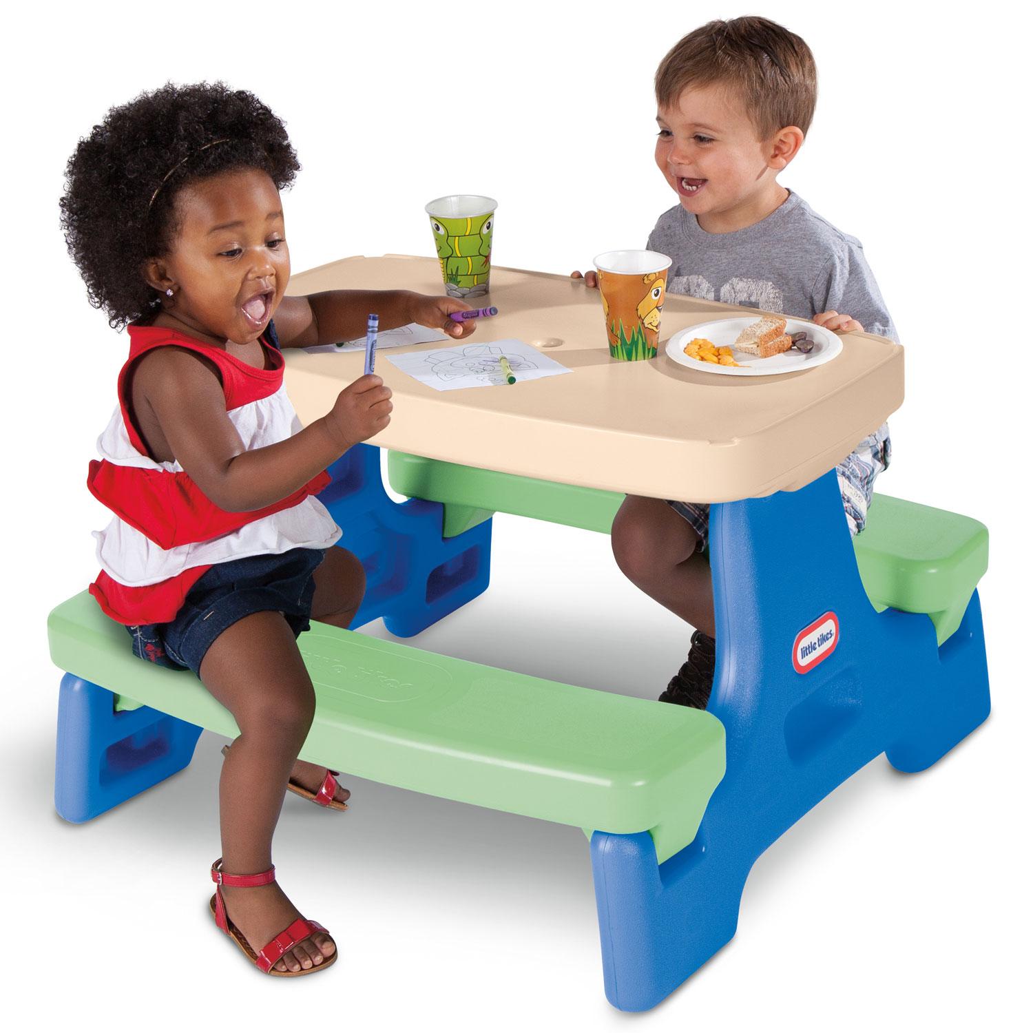Easy Store Jr. Play Table - Blue/Green